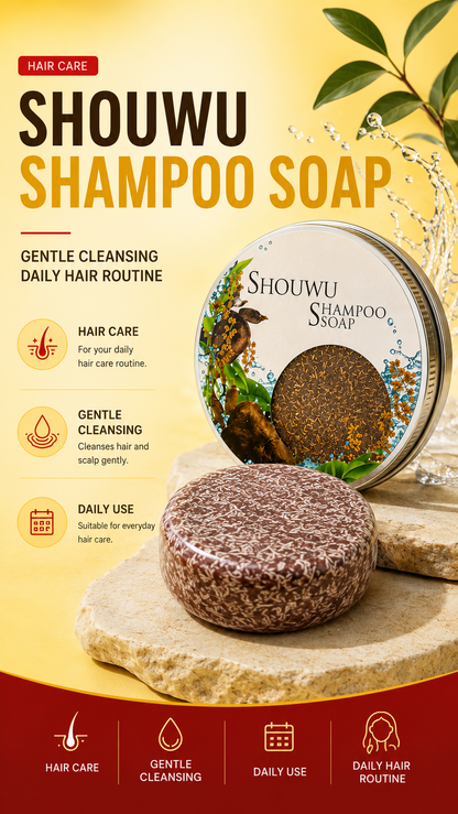 Foreign Trade Silicone Oil Free English Version Polygonum Ginseng Soap