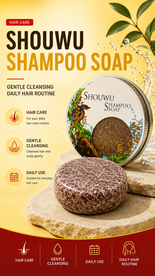 Foreign Trade Silicone Oil Free English Version Polygonum Ginseng Soap