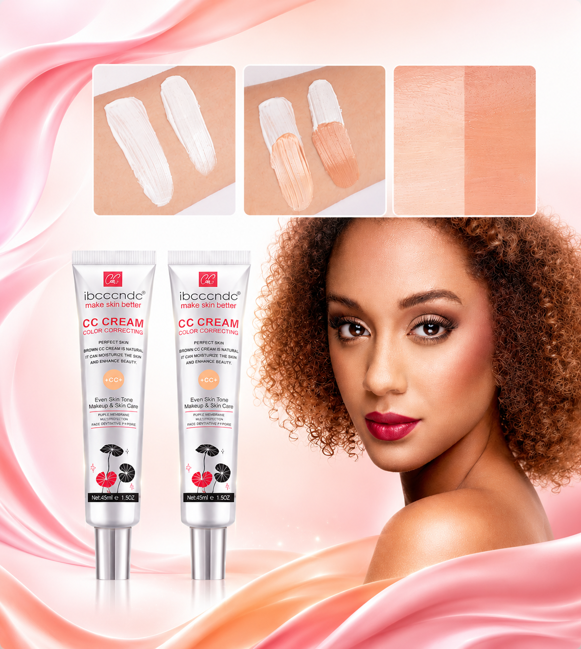 Moisturizing Correcting CC Cream Waterproof Anti-sweat
